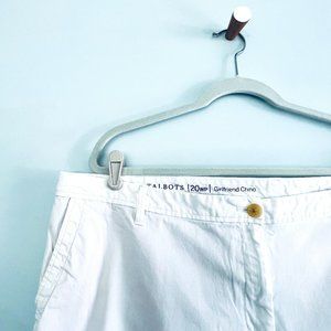 Talbots - White Girlfriend Chinos Ankle - 20WP